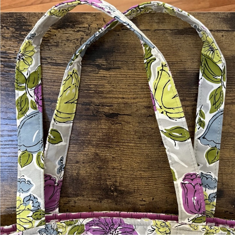 Vera Bradley Laura Cinch Tote in Watercolor Floral - Picture 8 of 14